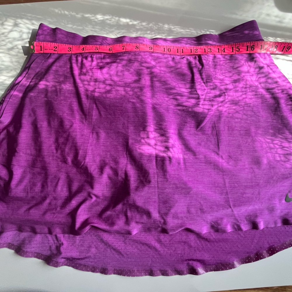 Nike Golf Dri-Fit Skort Skirt Heathered Purple Lightweight Perforated Size XL - Picture 14 of 16